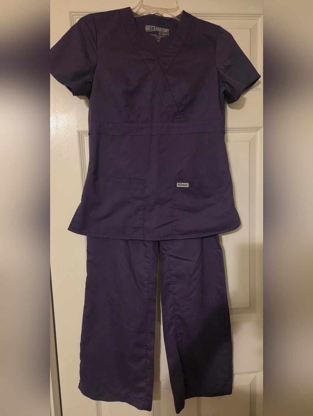 Barco Uniforms Deep Purple Medical Scrub Top,XS